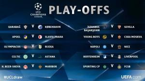 Playoff Champions League 2017