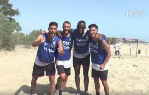 Crotone allenamento in spiaggia 2 sito ufficiale