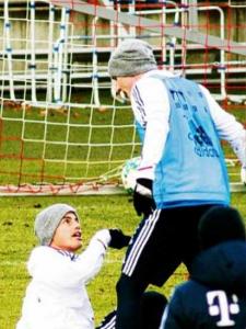 James Rodriguez e Rudy training soli Bayern Foto La Pelotona