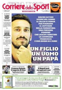 Corriere dello Sport Astori