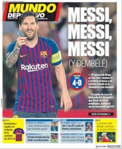 mundo deportivo messi dembele