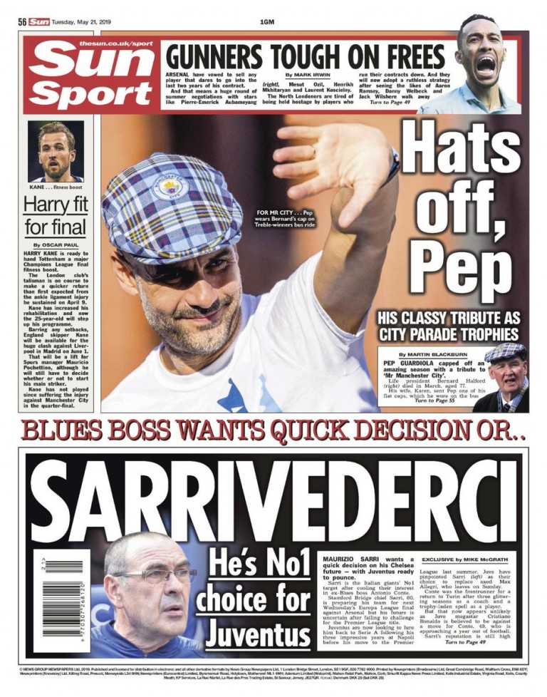 prima pagina sun